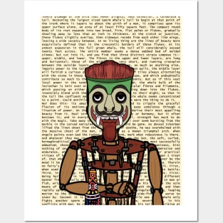 Unique Pepe Indian Puppet Character Tee Design Posters and Art